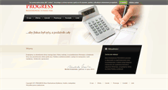 Desktop Screenshot of progress-biuro.pl